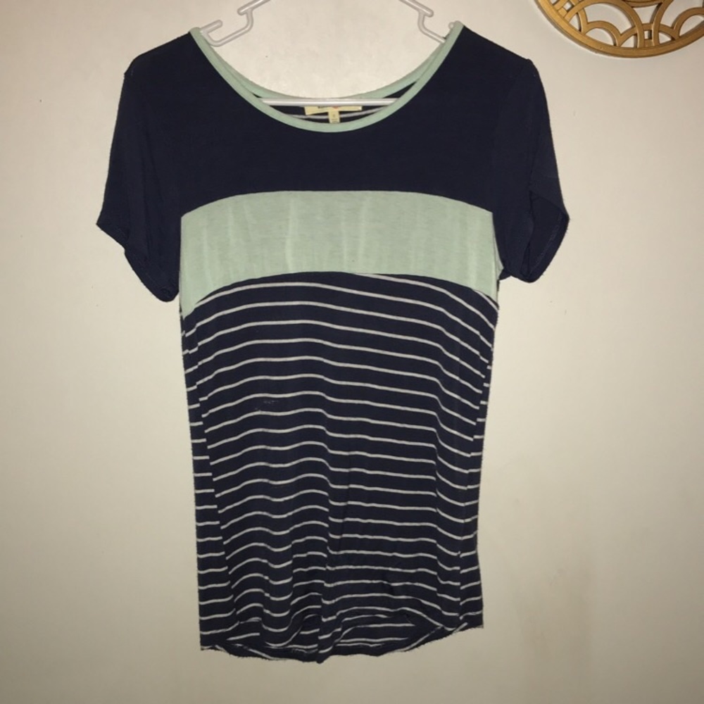 flowy striped shirt